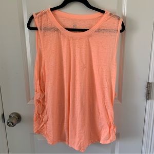 5 for $10 - Gaiam Neon Coral Sheer Tank Top